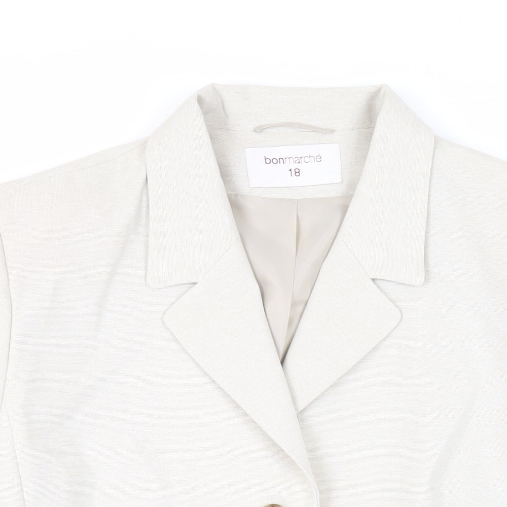 Womens UK Size 18 Bonmarché Grey Jacket