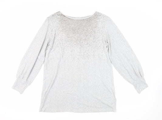 Womens UK Size 12 Marks and Spencer Grey Pullover Jumper