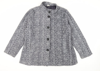 Womens UK Size L Anne de Lancay Grey Jacket