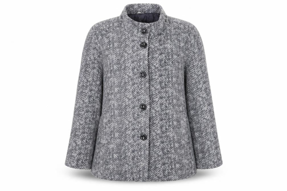 Womens UK Size L Anne de Lancay Grey Jacket