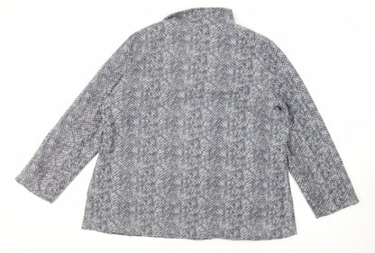 Womens UK Size L Anne de Lancay Grey Jacket