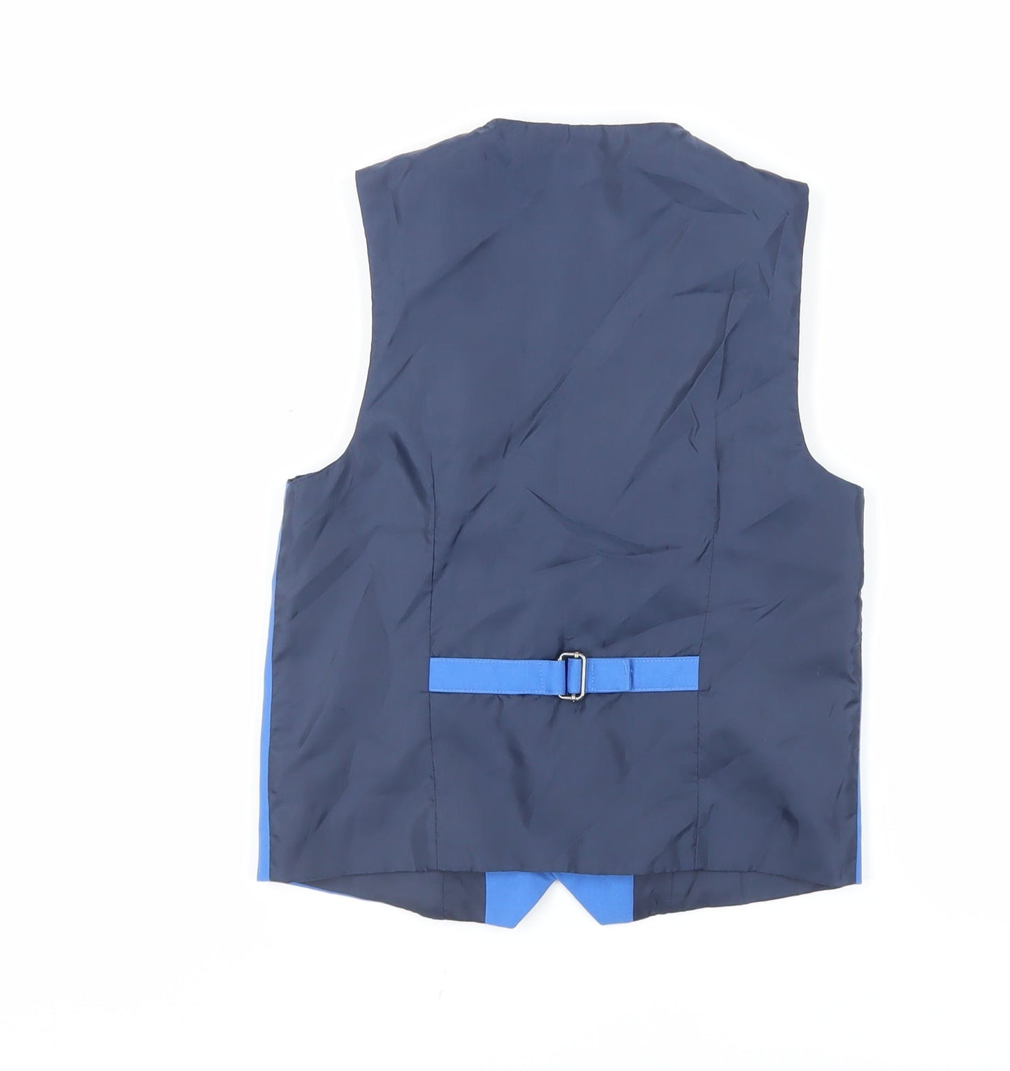 NEXT Boys Blue Jacket Waistcoat Size 8-9 Years Button