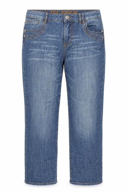 Womens UK Size 44 in South Regular Fit Straight Blue Jeans