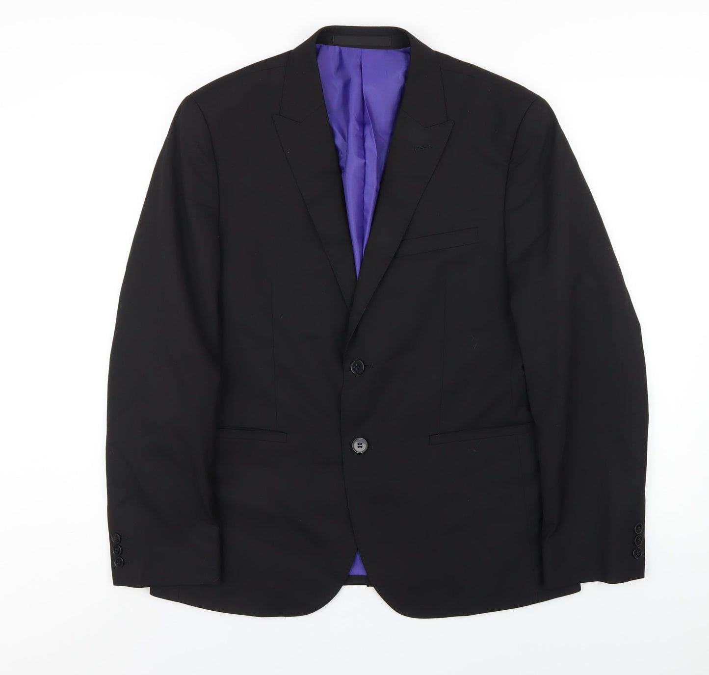 Mens UK Size 40 Marks and Spencer Regular Black Suit Jacket