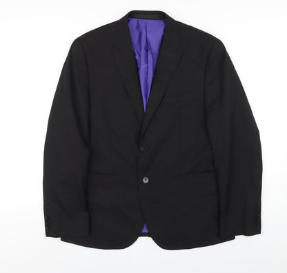 Mens UK Size 40 Marks and Spencer Regular Black Suit Jacket