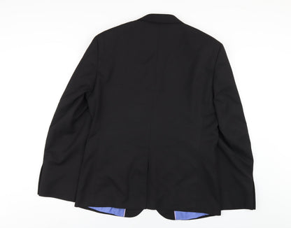 Mens UK Size 40 Marks and Spencer Regular Black Suit Jacket