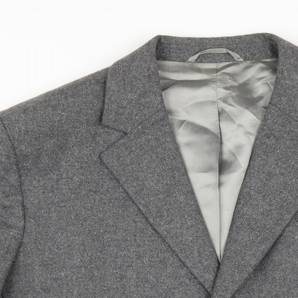 Mens UK Size 42 French Connection Regular Grey Suit Jacket