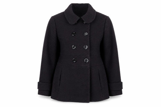 Debenhams Womens Purple Overcoat Coat Size 16 Button