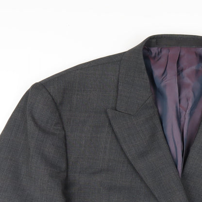 Mens UK Size 40 Marks and Spencer Regular Grey Suit Jacket
