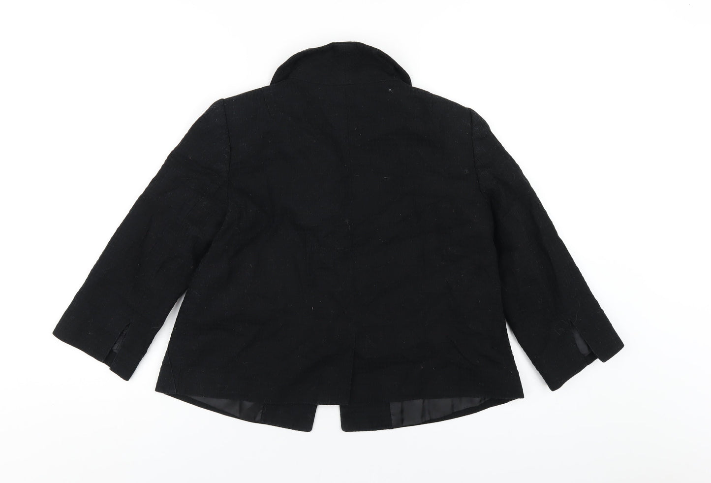 Womens UK Size 12 H&M Black Jacket