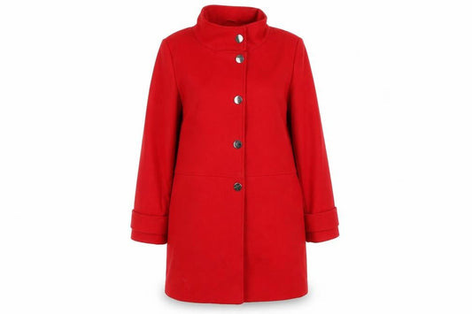 Womens UK Size 14 Debenhams Red Overcoat