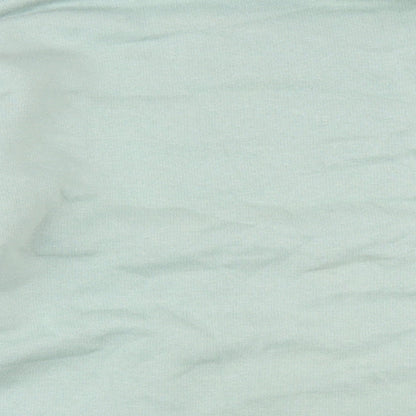 Topman Mens Green Cotton Pullover Sweatshirt Size L