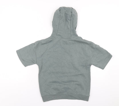NEXT Boys Green Cotton Pullover Hoodie Size 9 Years Pullover