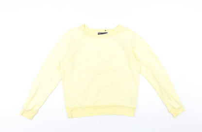 Womens UK Size 8 Marks and Spencer Yellow Pullover Sweatshirt