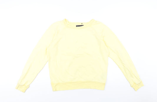 Womens UK Size 8 Marks and Spencer Yellow Pullover Sweatshirt