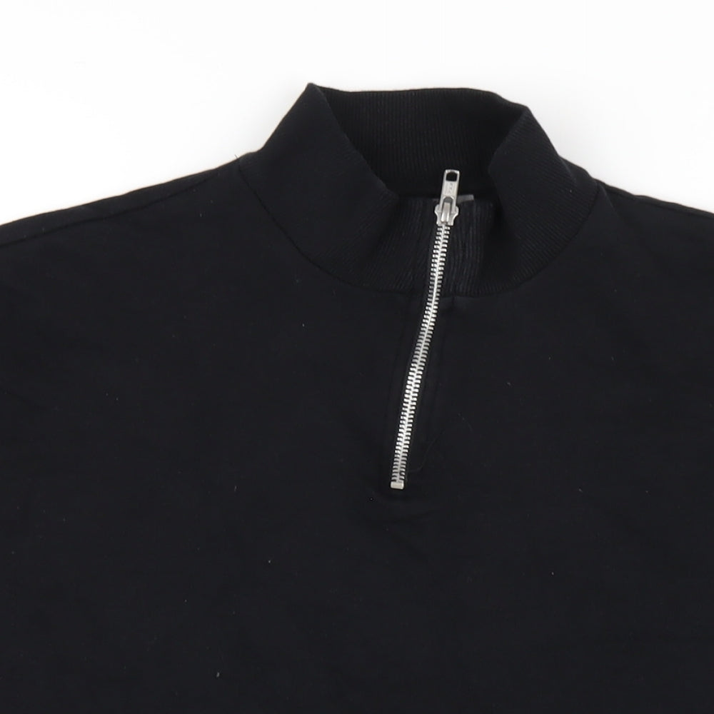 Mens UK Size L ASOS Black Pullover Sweatshirt