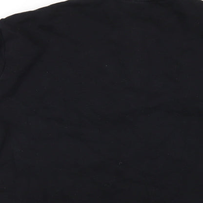 Mens UK Size L ASOS Black Pullover Sweatshirt