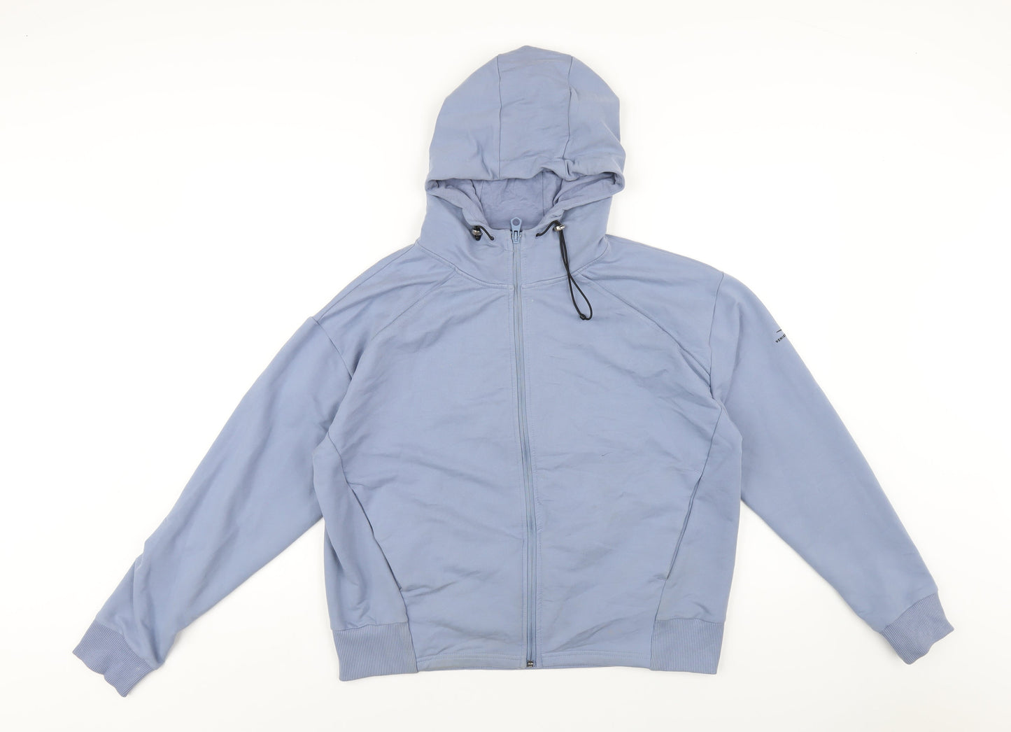 Venice Beach Womens Blue Cotton Full Zip Hoodie Size XL Zip