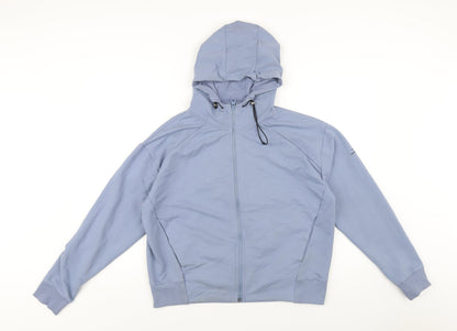 Venice Beach Womens Blue Cotton Full Zip Hoodie Size XL Zip