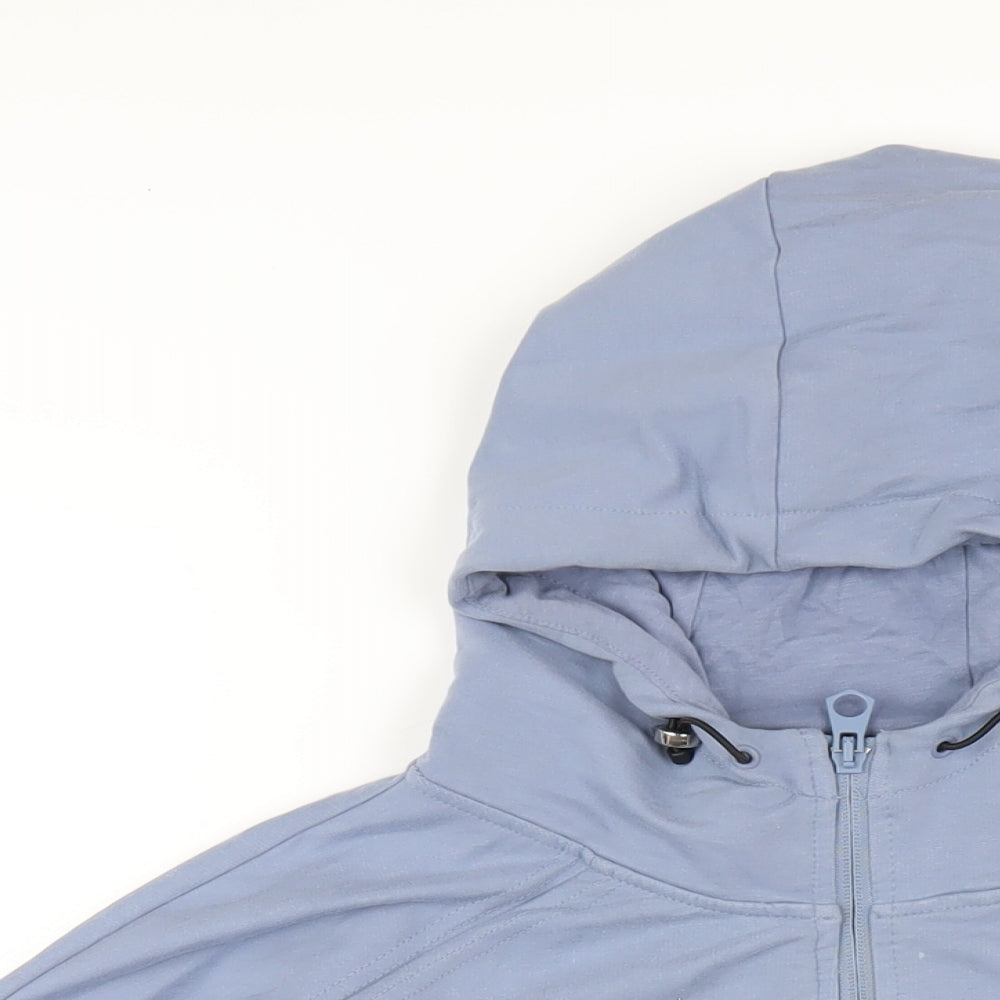 Venice Beach Womens Blue Cotton Full Zip Hoodie Size XL Zip