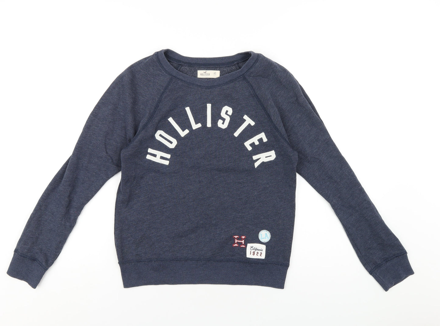 Hollister Womens Blue Cotton Pullover Sweatshirt Size XS Pullover