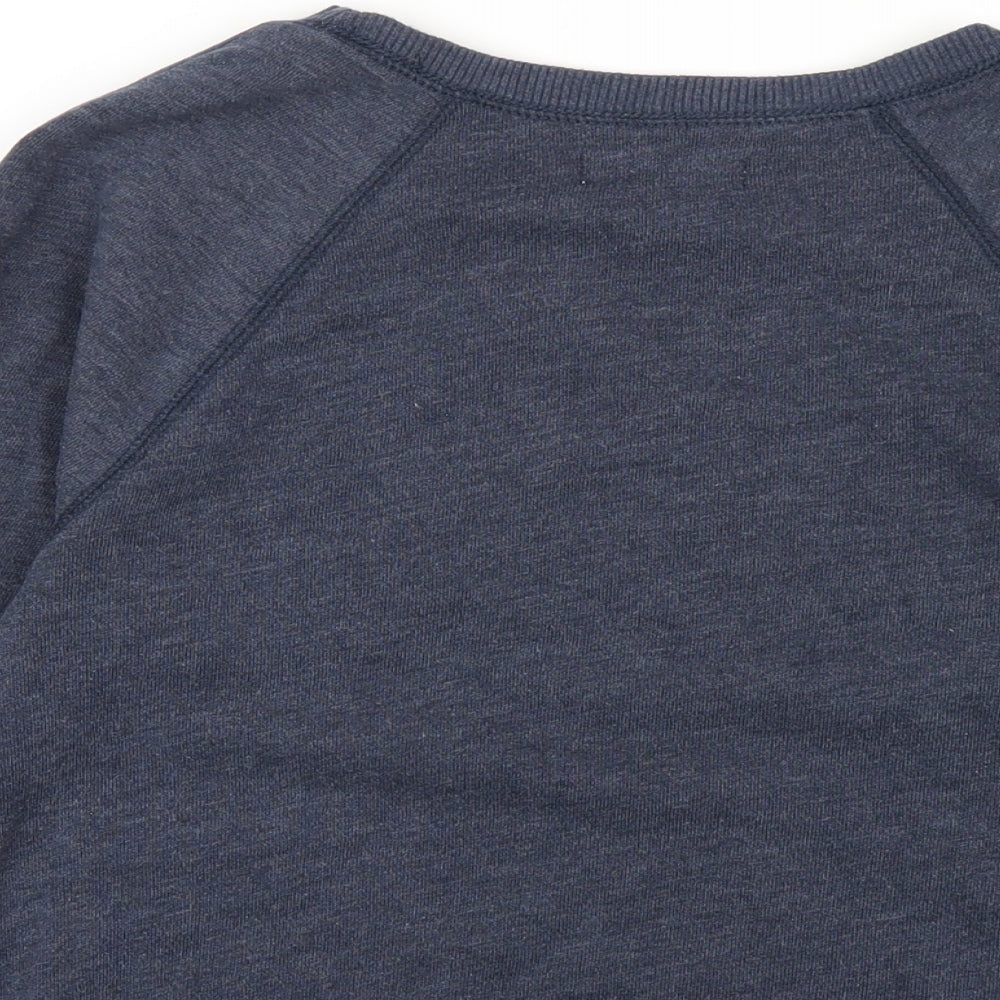 Hollister Womens Blue Cotton Pullover Sweatshirt Size XS Pullover