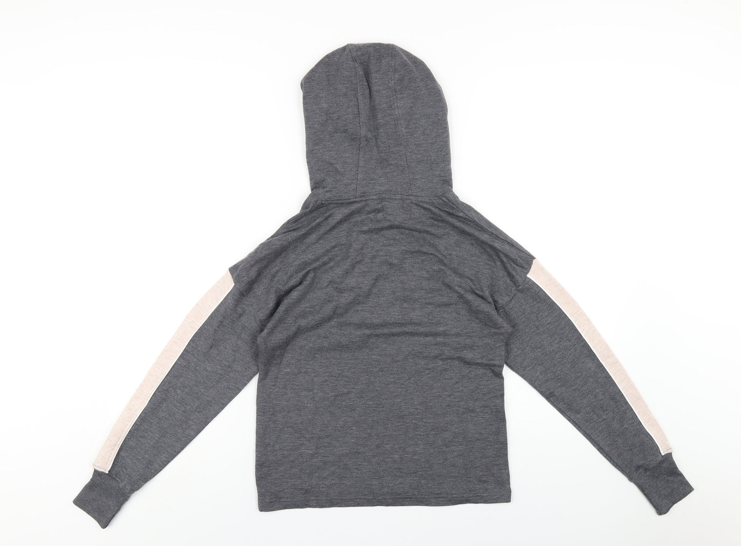 Boux Avenue Womens Grey Polyester Pullover Hoodie Size 8 Pullover