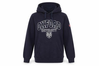 Oxford Womens Blue Cotton Pullover Hoodie Size S Pullover