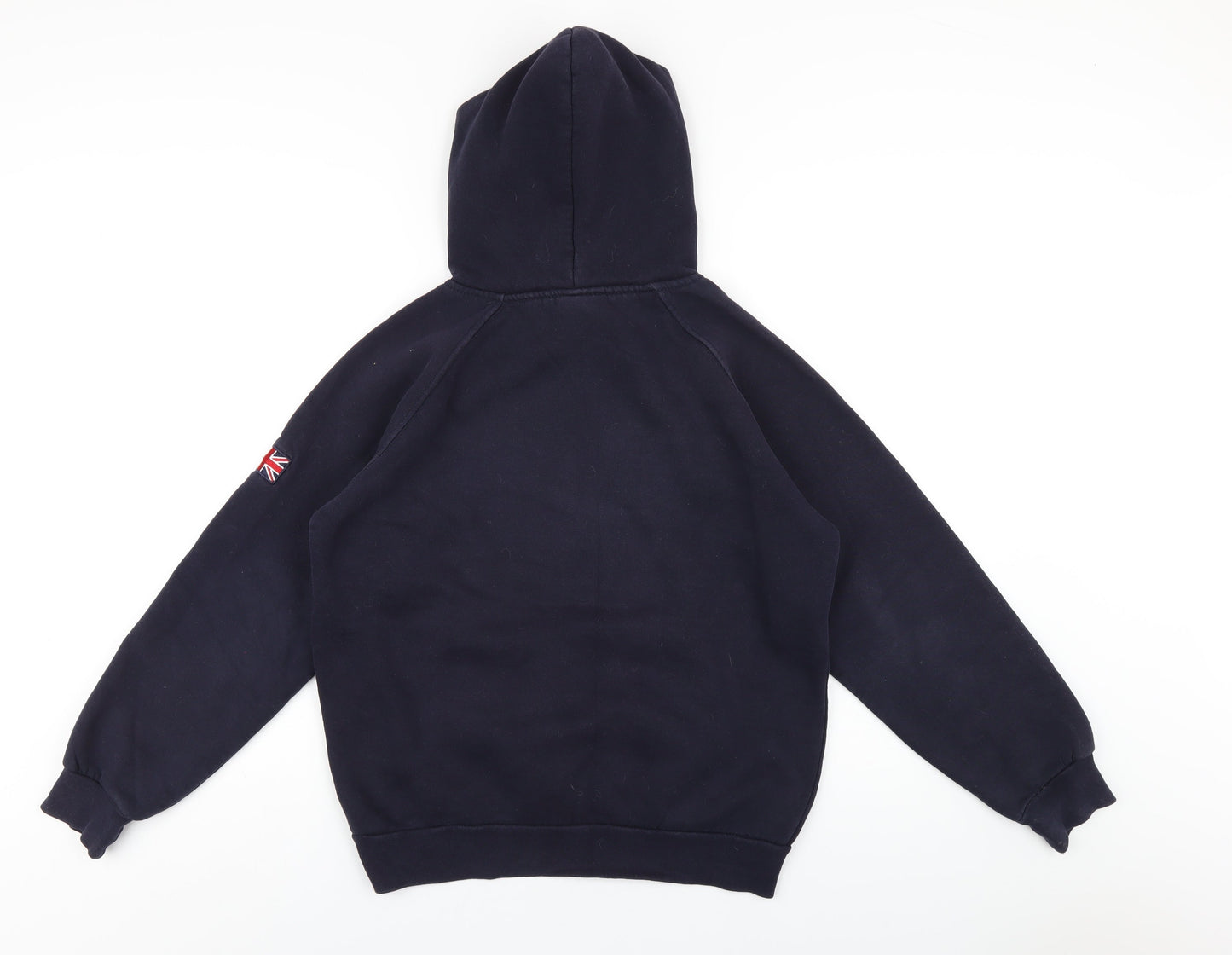Oxford Womens Blue Cotton Pullover Hoodie Size S Pullover