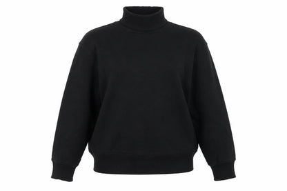 Zara Womens Black Cotton Pullover Sweatshirt Size M Pullover