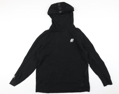 Free the Future Mens Black Cotton Pullover Hoodie Size L