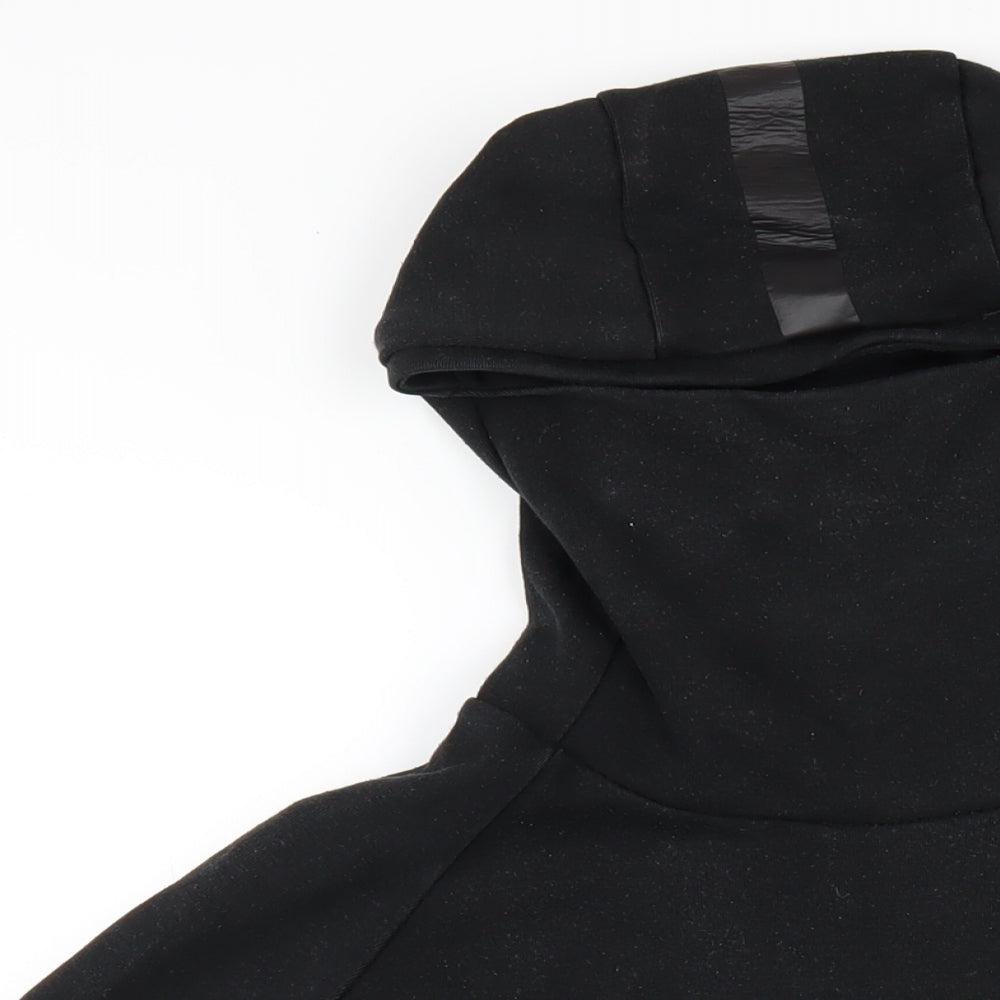 Free the Future Mens Black Cotton Pullover Hoodie Size L