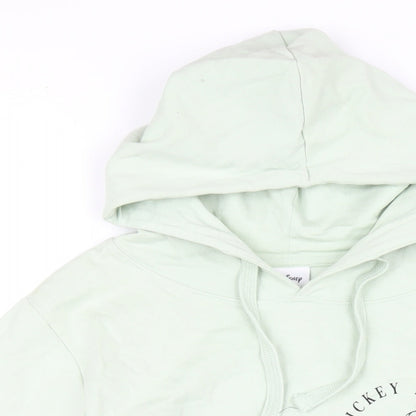 Womens UK Size 12 Disney Green Pullover Hoodie