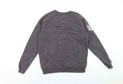 By Pollyanna Womens Grey Cotton Pullover Sweatshirt Size XS Pullover