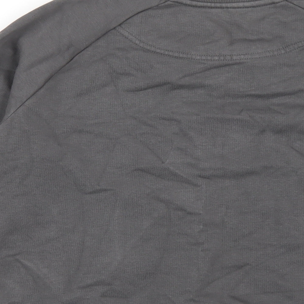 By Pollyanna Womens Grey Cotton Pullover Sweatshirt Size XS Pullover
