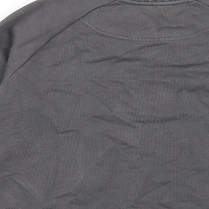 By Pollyanna Womens Grey Cotton Pullover Sweatshirt Size XS Pullover