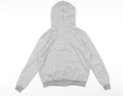 Womens UK Size M H&M Grey Full Zip Hoodie