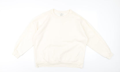 Womens UK Size 18 Marks and Spencer Ivory Pullover Sweatshirt