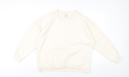Womens UK Size 18 Marks and Spencer Ivory Pullover Sweatshirt