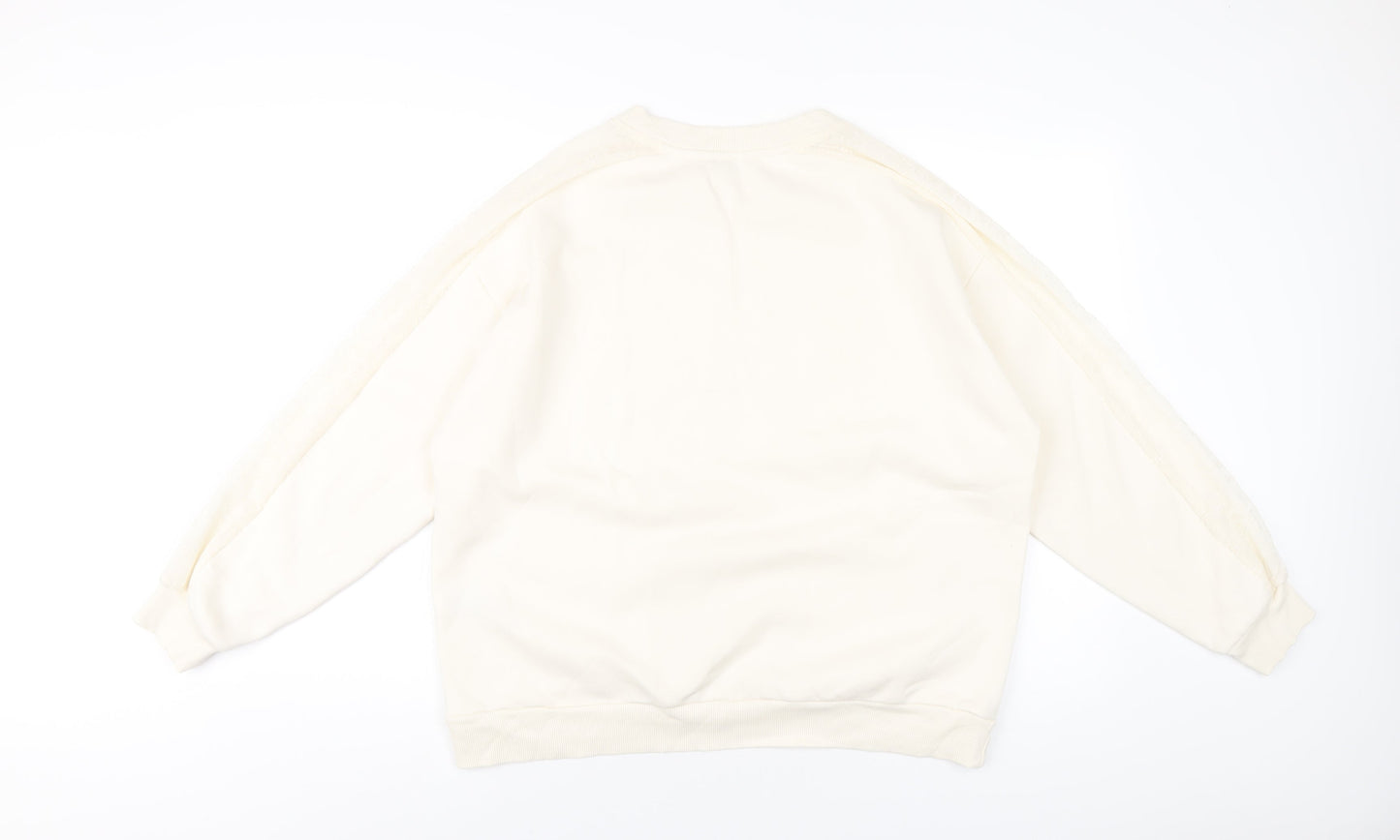 Womens UK Size 18 Marks and Spencer Ivory Pullover Sweatshirt