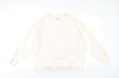 Womens UK Size 16 Marks and Spencer Ivory Pullover Sweatshirt