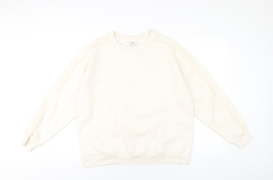 Womens UK Size 16 Marks and Spencer Ivory Pullover Sweatshirt