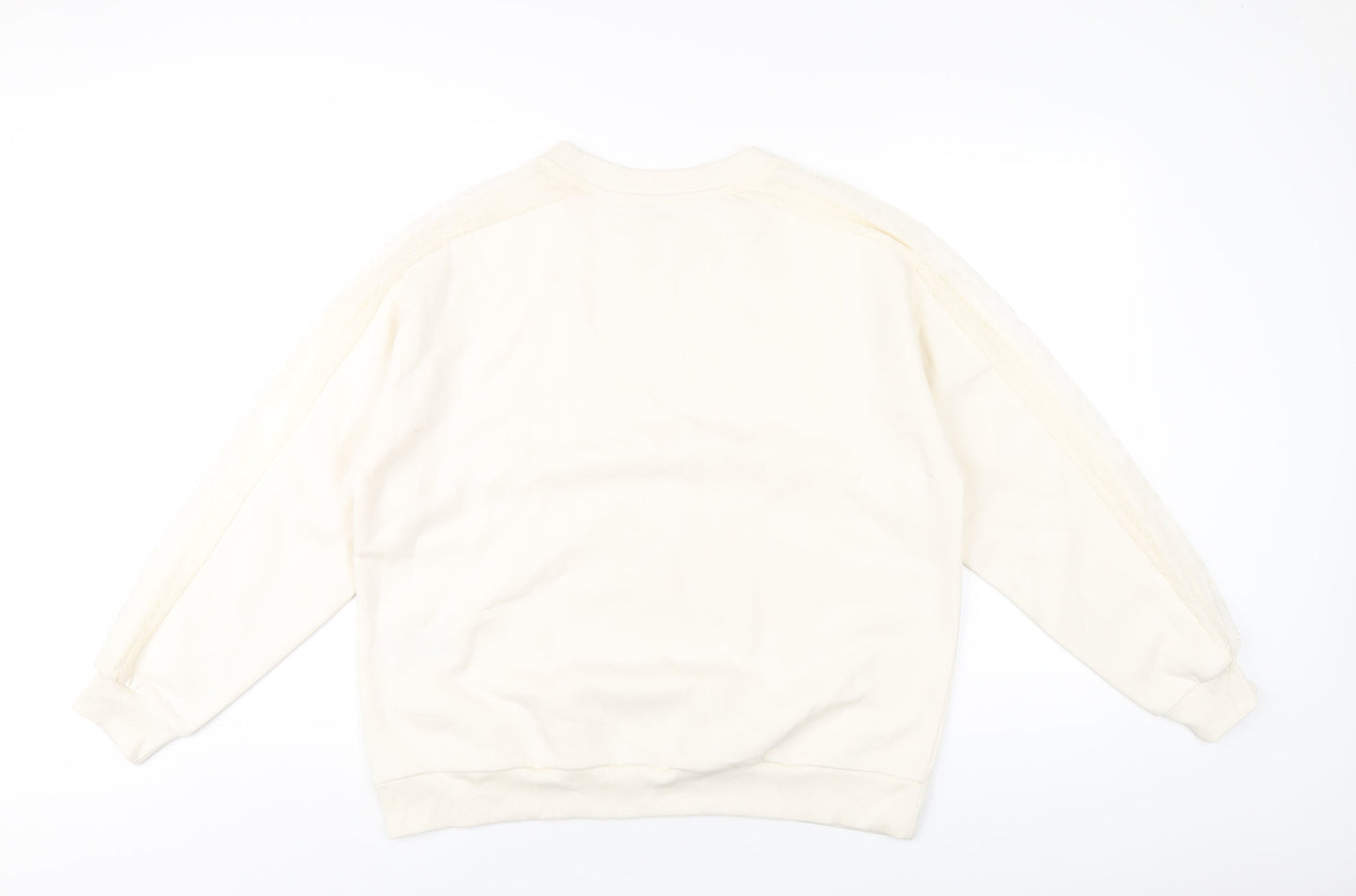 Womens UK Size 16 Marks and Spencer Ivory Pullover Sweatshirt