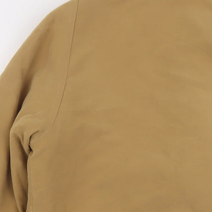 David Barry Womens Beige Jacket Size 12 Zip