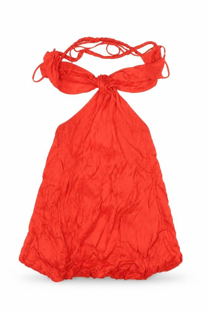 Womens UK Size S Zara Red Basic Blouse