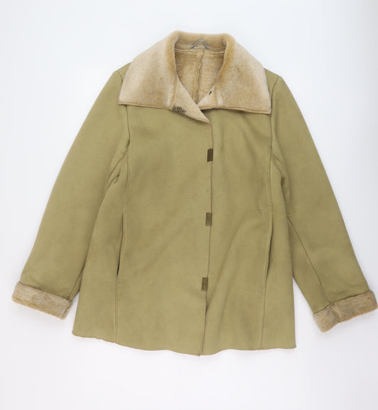 Womens UK Size 10 Marks and Spencer Green Jacket