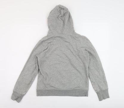 Pu,ma Womens Grey Cotton Pullover Hoodie Size 12 Pullover