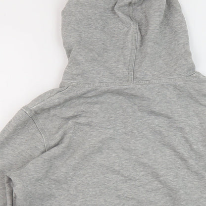 Pu,ma Womens Grey Cotton Pullover Hoodie Size 12 Pullover