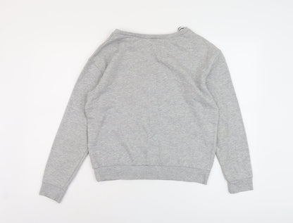 Womens UK Size M H&M Grey Pullover Sweatshirt