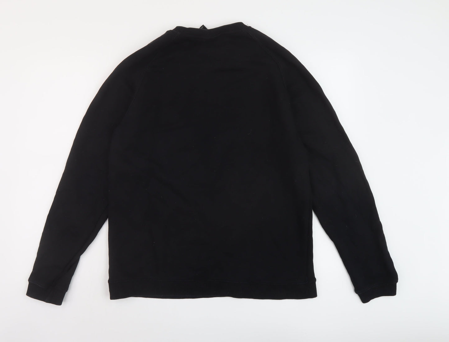 Mens UK Size M H&M Black Pullover Sweatshirt
